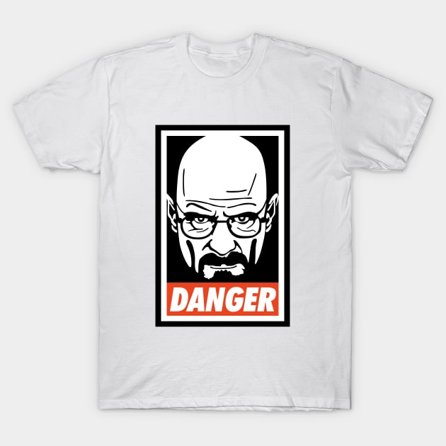 Walter White - I am danger T-Shirt by Gabriel Pastor Store